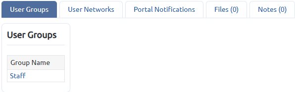 user designation