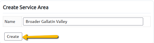 create button