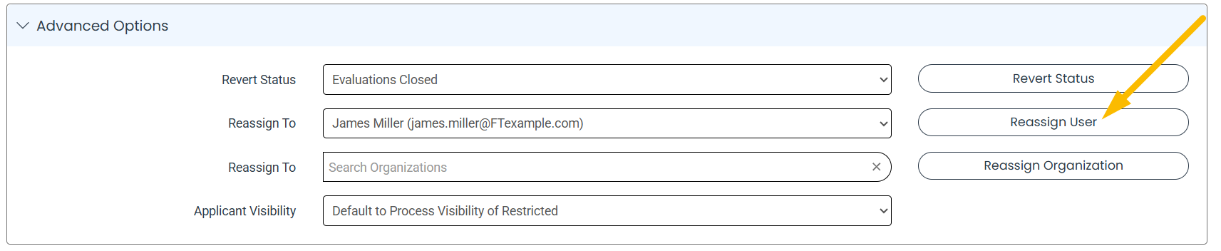 reassign user