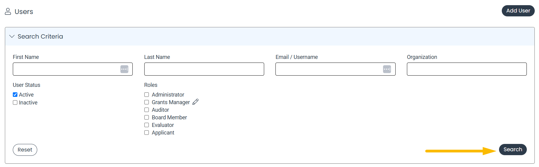 search button