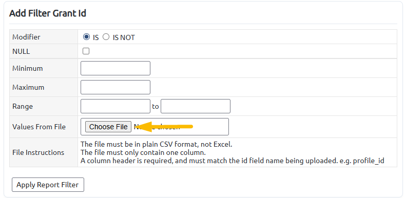 choose file