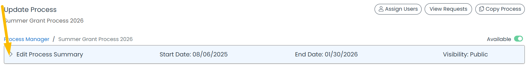 edit process summary