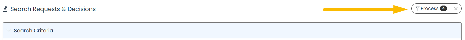 process filter button