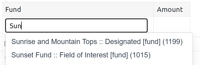 search for fund