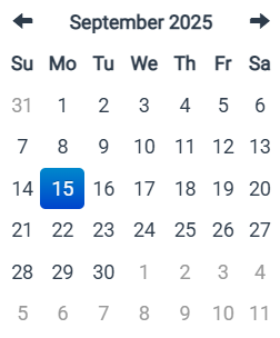 date and time