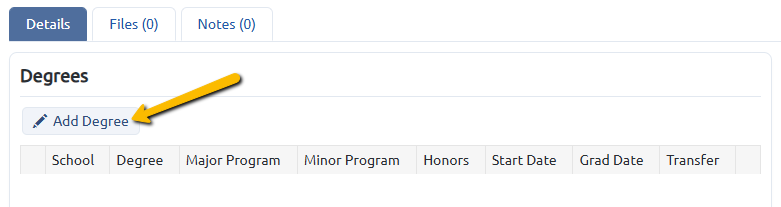 add degree button