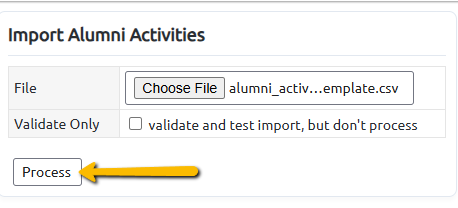 process button