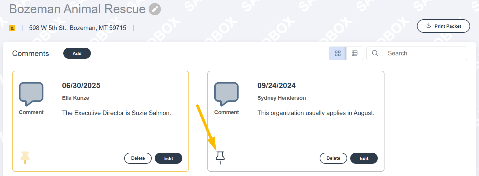 pin icon