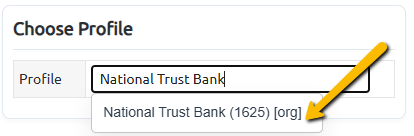 search dropdown list