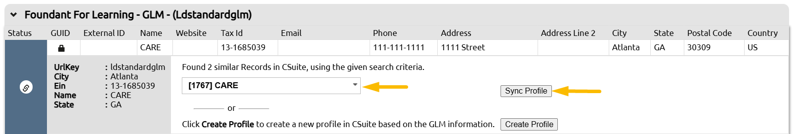multiple similar profiles