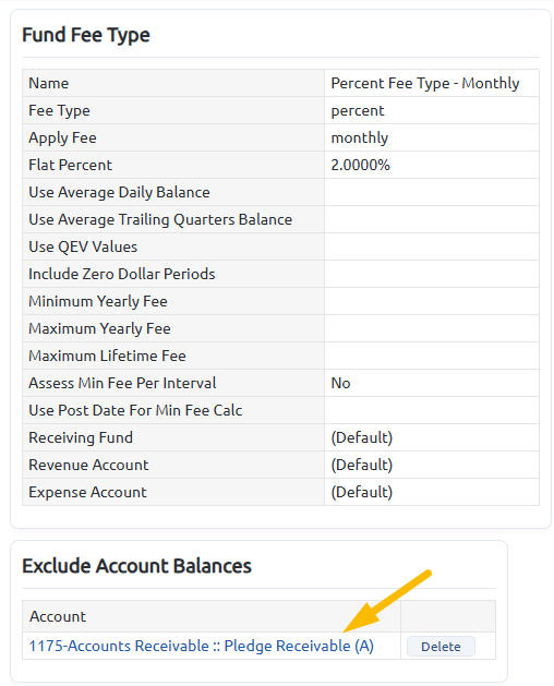 exclude account balances section