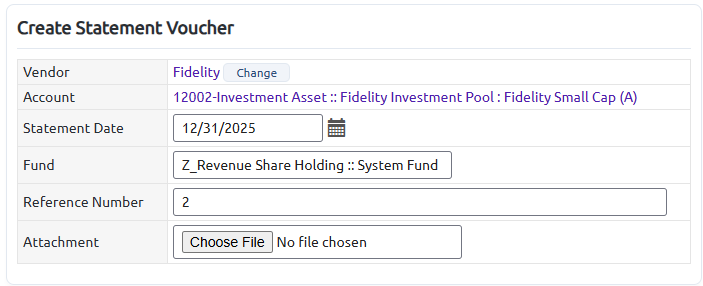 statement voucher fields
