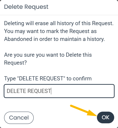 OK button