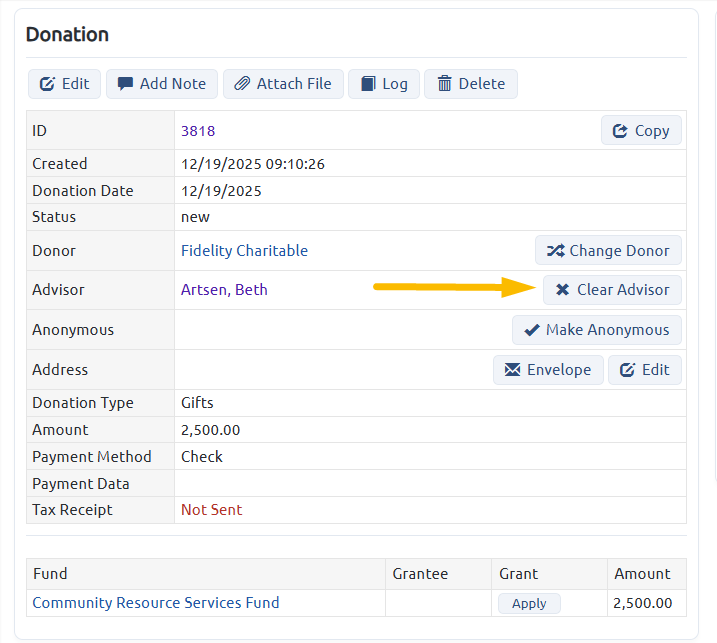 clear advisor