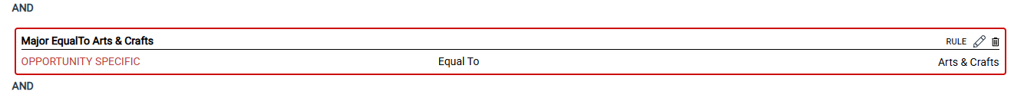 opportunity specific error
