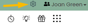 click the gear icon