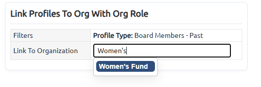 bulk org role