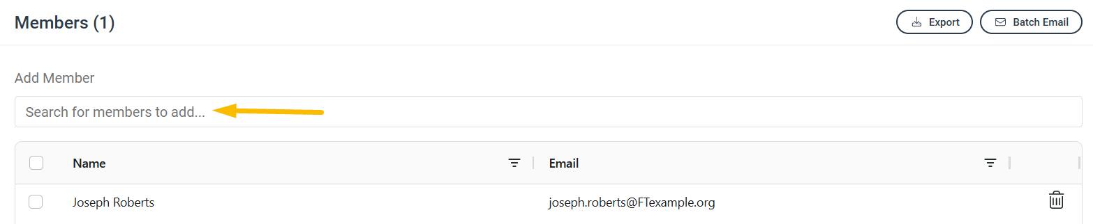 Search field