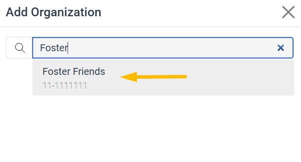 Organization name