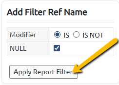 ref name filter and apply button