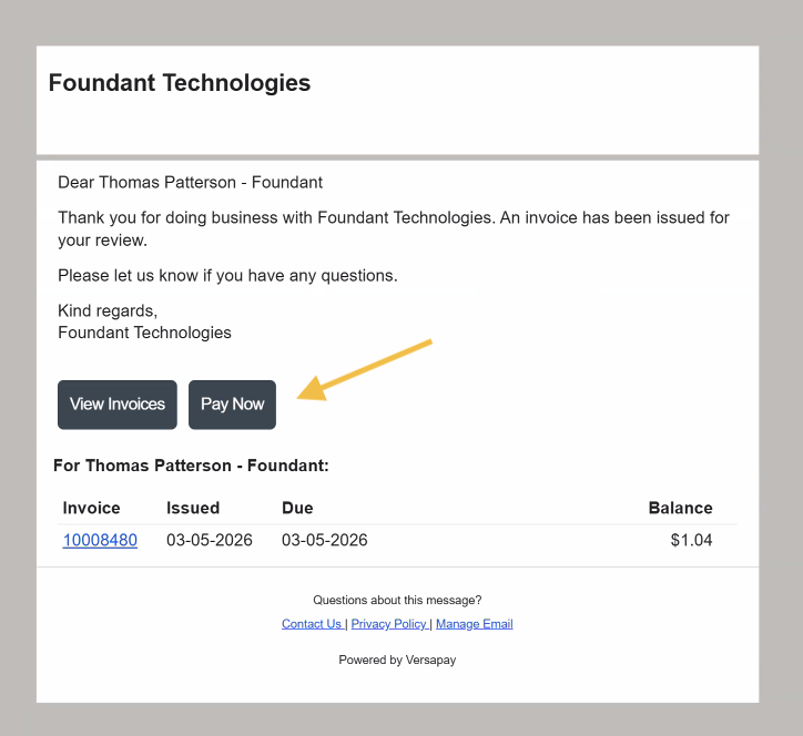 pay now button