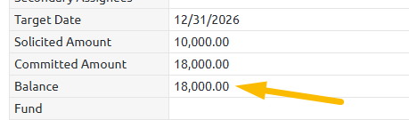 balance amount