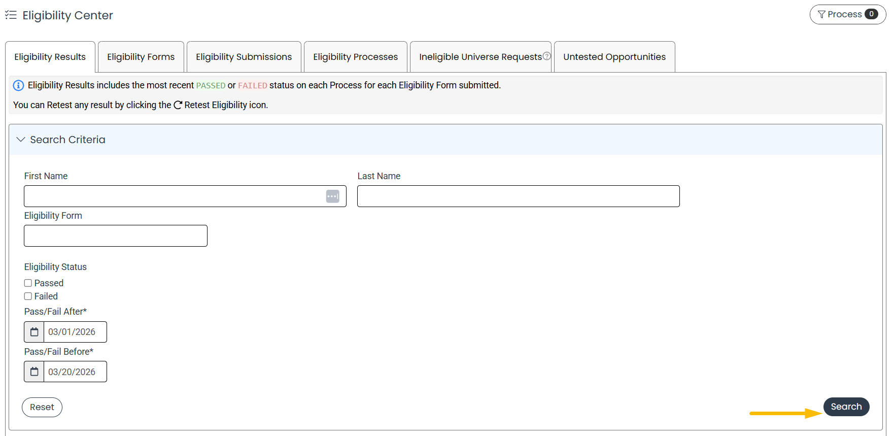 Search button