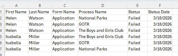 Excel workbook