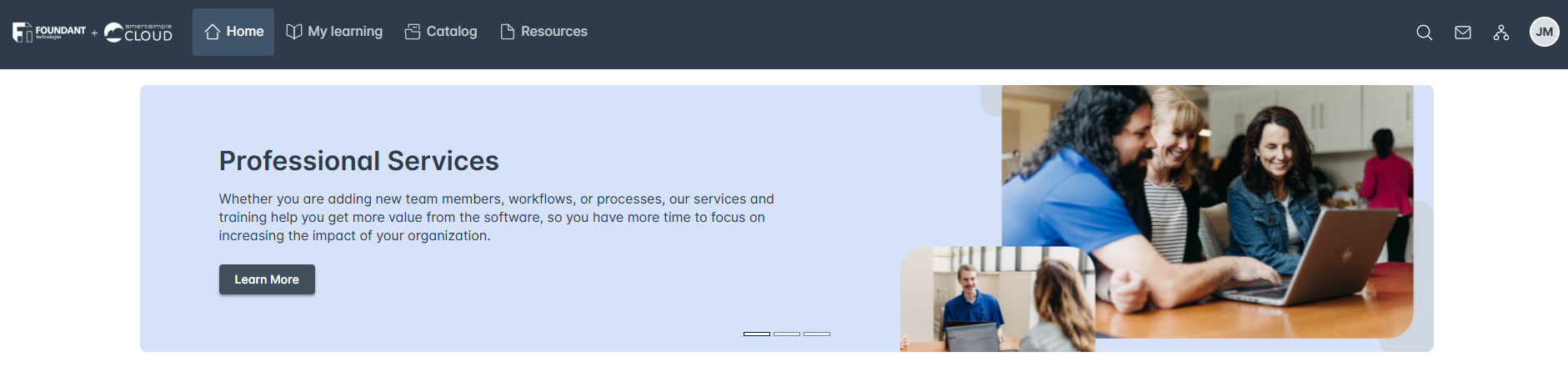 professional services banner