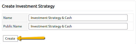 create button