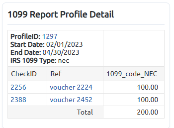 1099 report detail