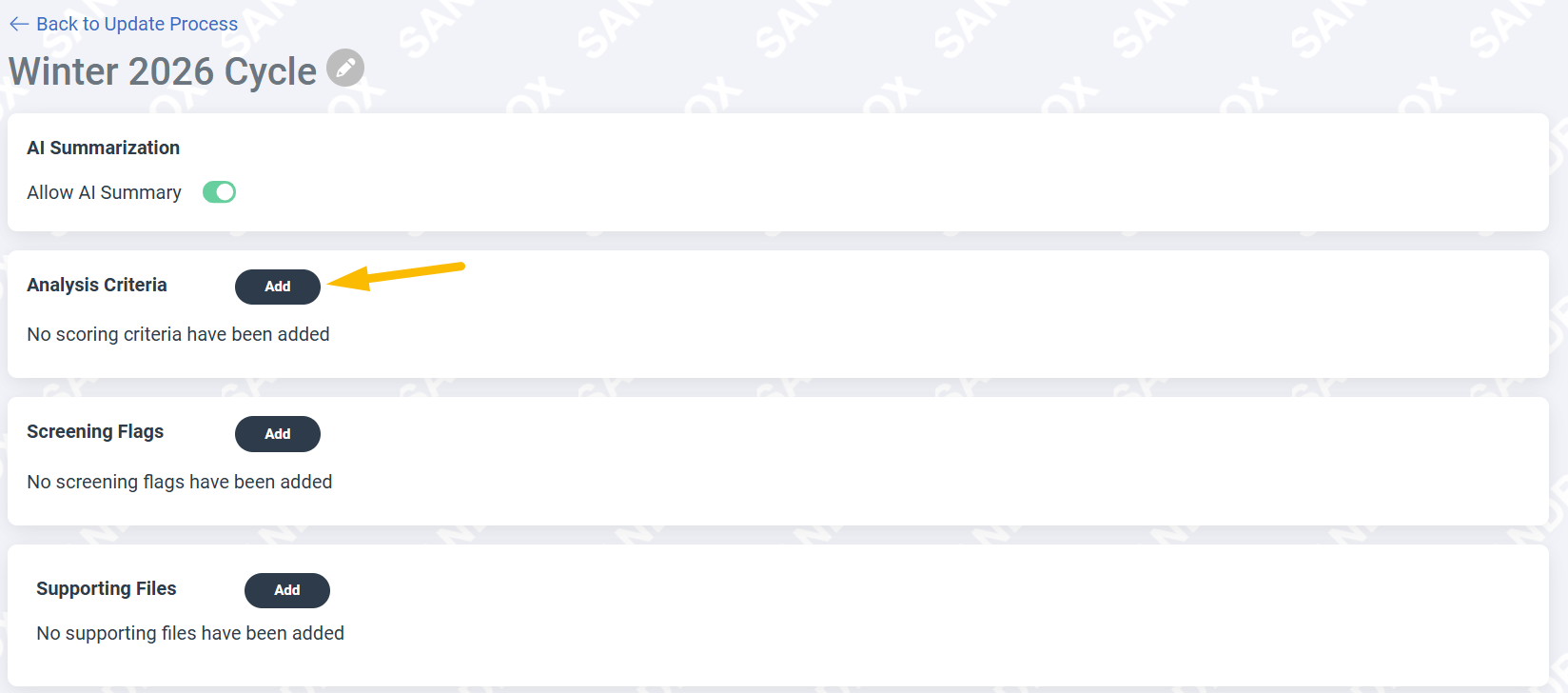 Add button
