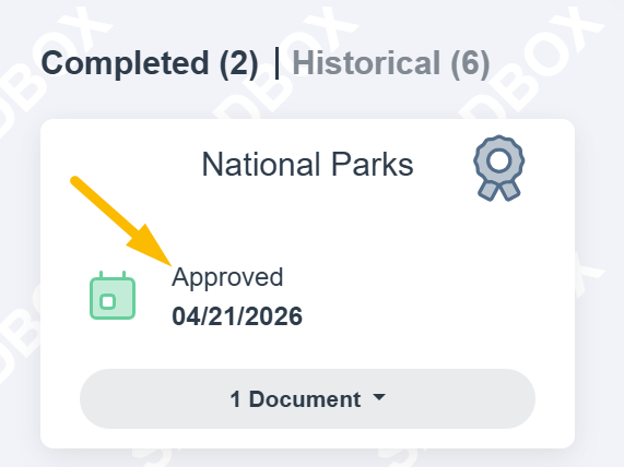 approved status