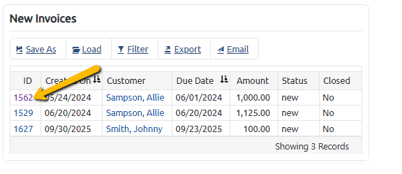 Invoice ID
