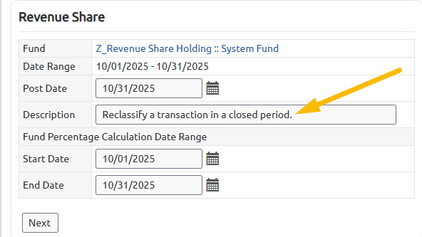 Run revenue share description