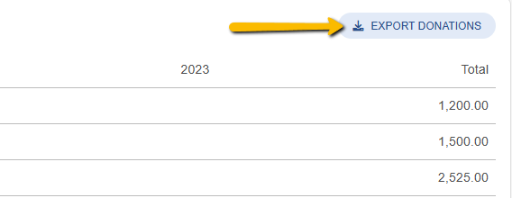 export donations button