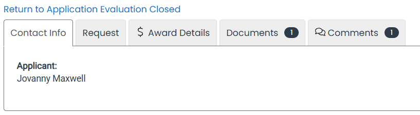 Restricted contact info