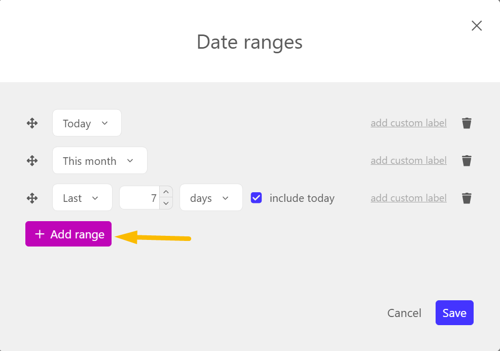 add range