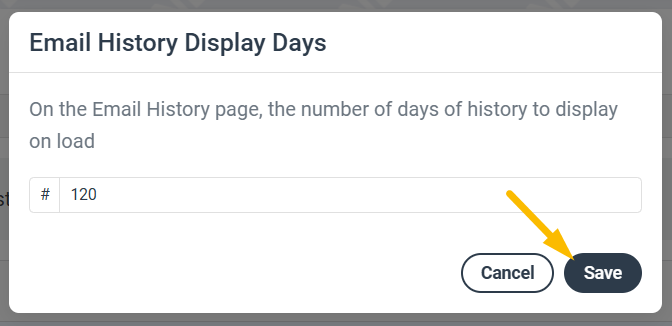 Save button