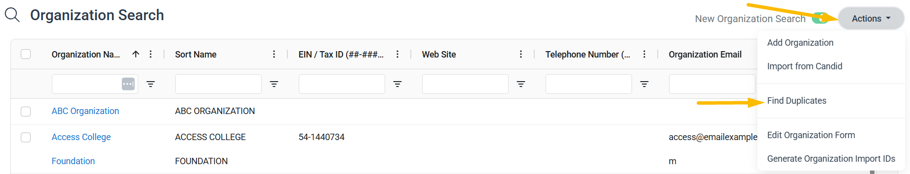 Find Duplicates