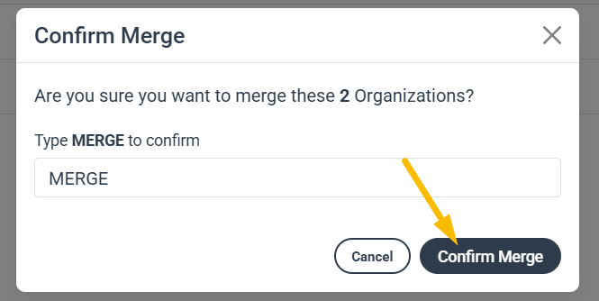 confirm merge
