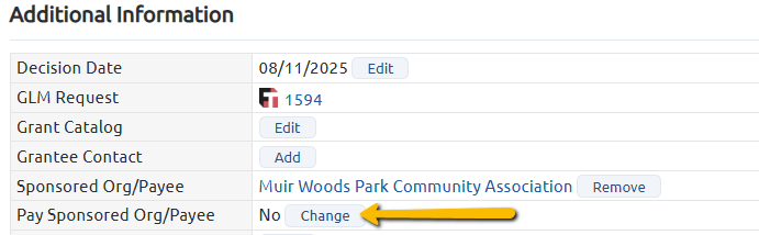 change button