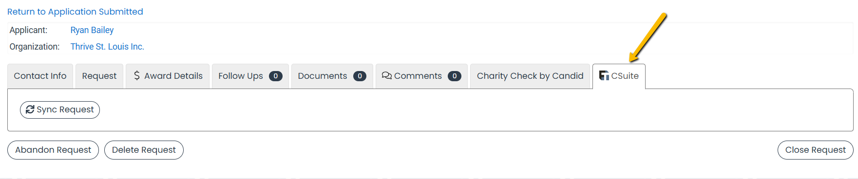 csuite tab