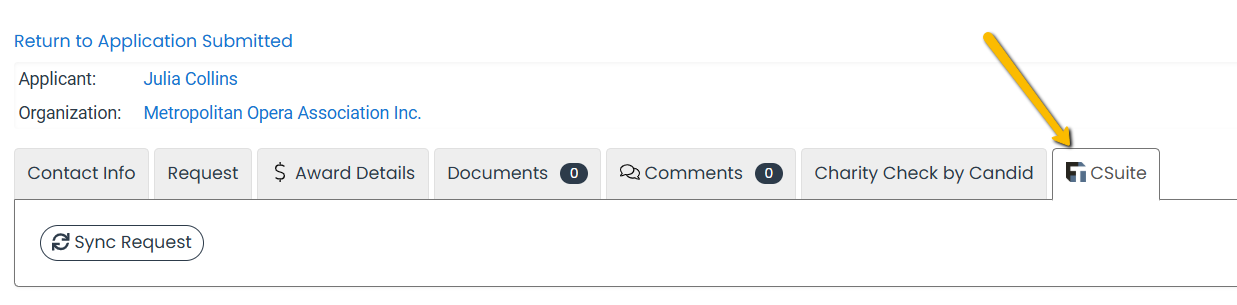 Csuite tab