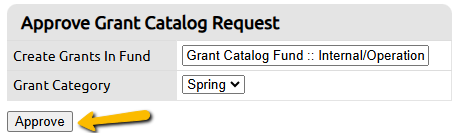 send to catalog
