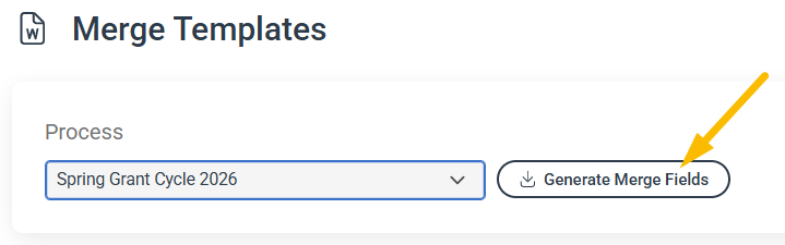 generate merge fields