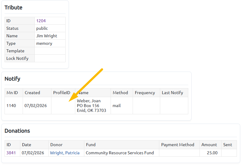 creates a non-profile giving hub