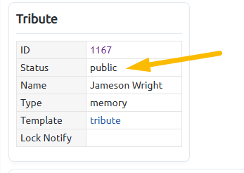 status public