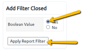filter selection and apply