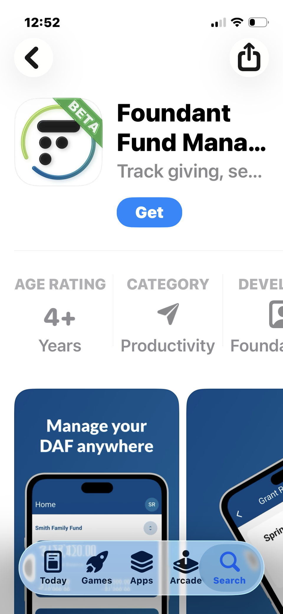 foundant app in the app store